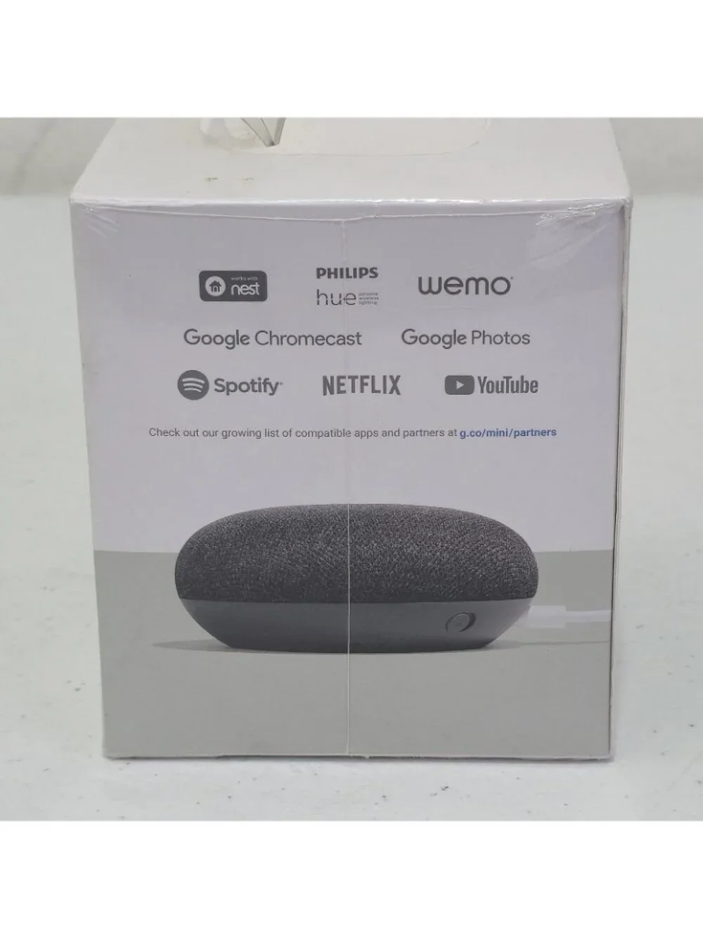 Google Home mini GA00216-US Charcoal Color Smart Speaker NEW SEALED